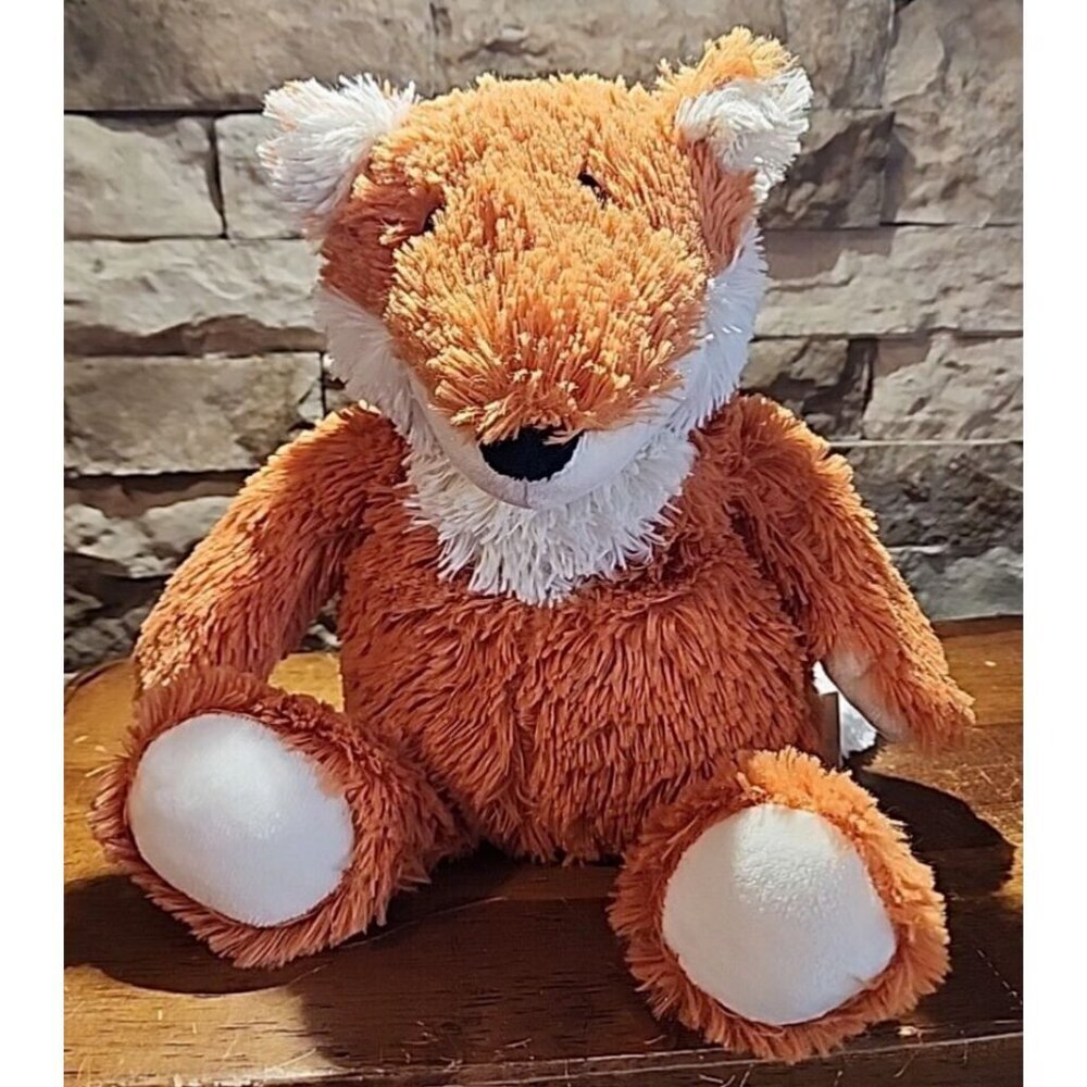 Warmies Orange Fox Plush Weighted Stuffed Animal Microwave Sensory